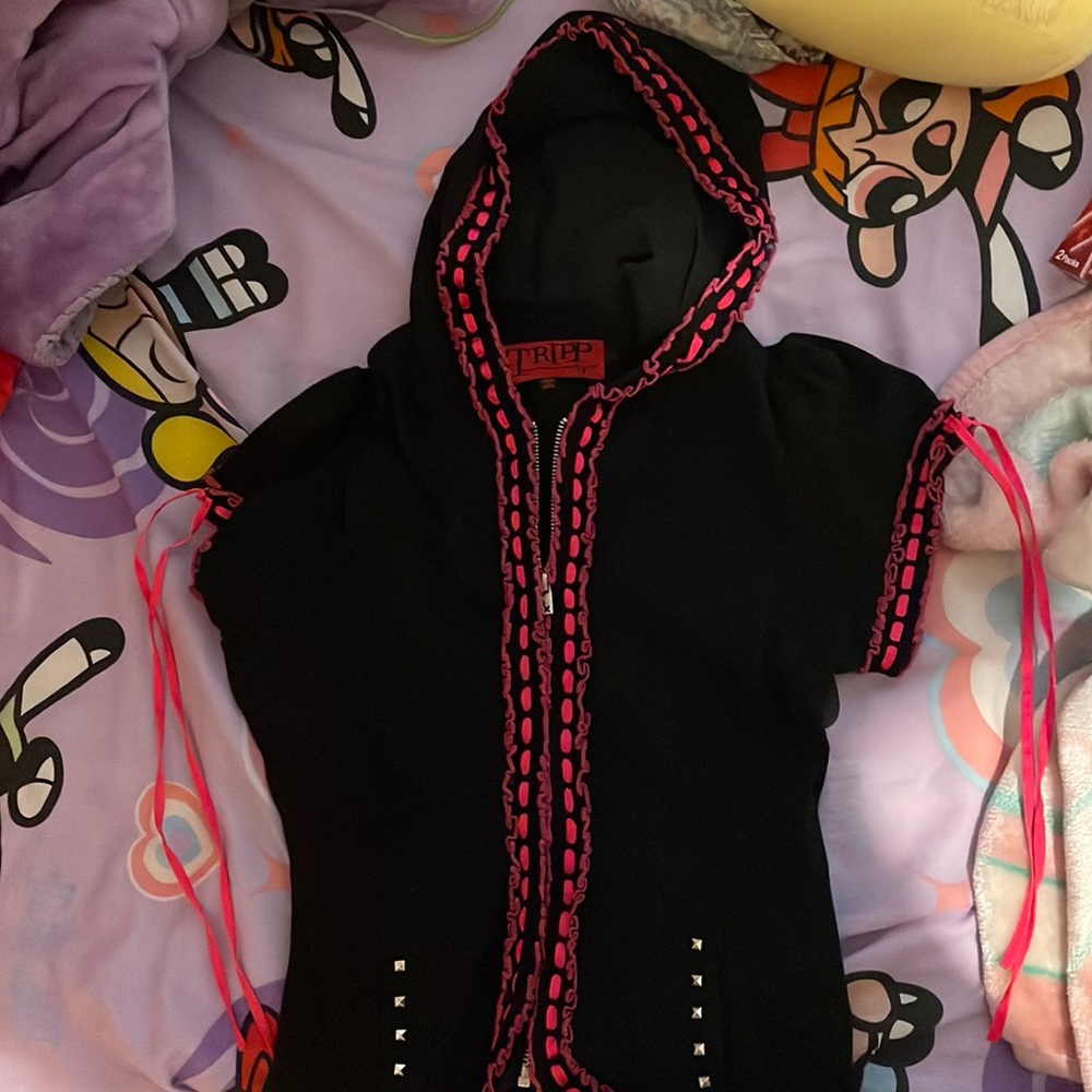 Tripp NYC Pink Hood Top